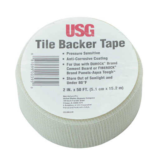 Durock 2 In. X 50 Ft. Tile Backer Interior Drywall Tape For Wet Areas